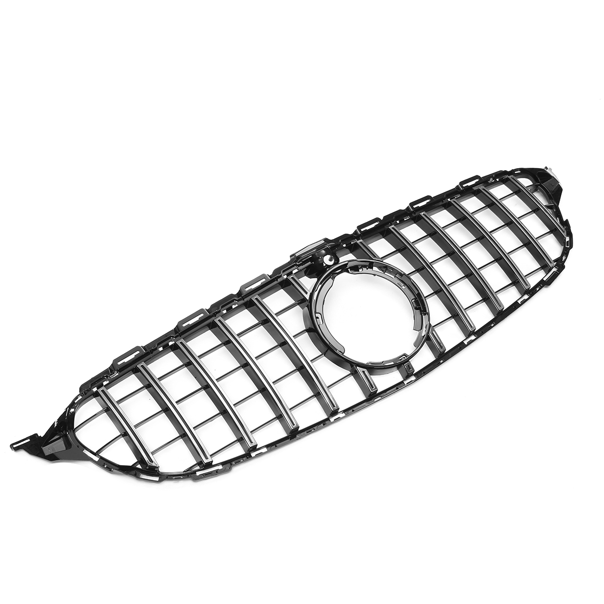 Chrome-Silver-GTR-Front-Grill-For-Mercedes-Benz-C-class-W205-C300-C250-C43-AMG-2019-1680966