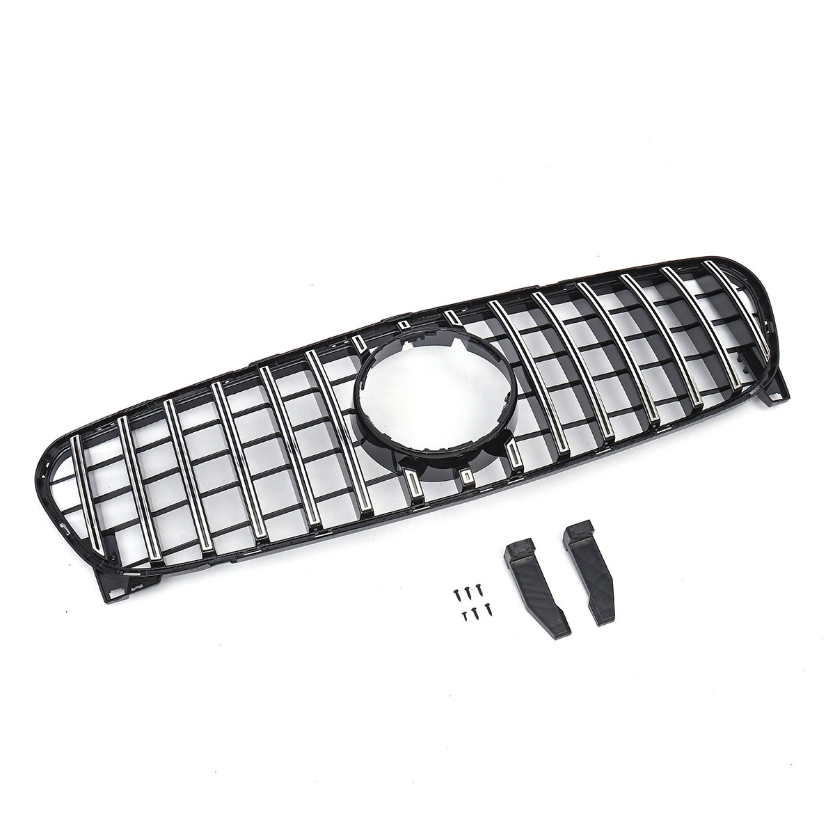 Chrome-Silver-GTR-Style-Front-Upper-Grill-Grille-For-Benz-GLA-X156-GLA200-GLA250-GLA45-AMG-2017-2018-1683650