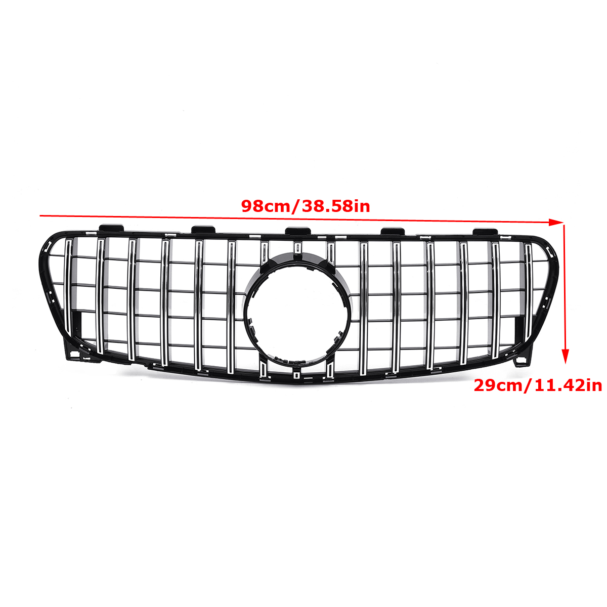 Chrome-Silver-GTR-Style-Front-Upper-Grill-Grille-For-Benz-GLA-X156-GLA200-GLA250-GLA45-AMG-2017-2018-1683650