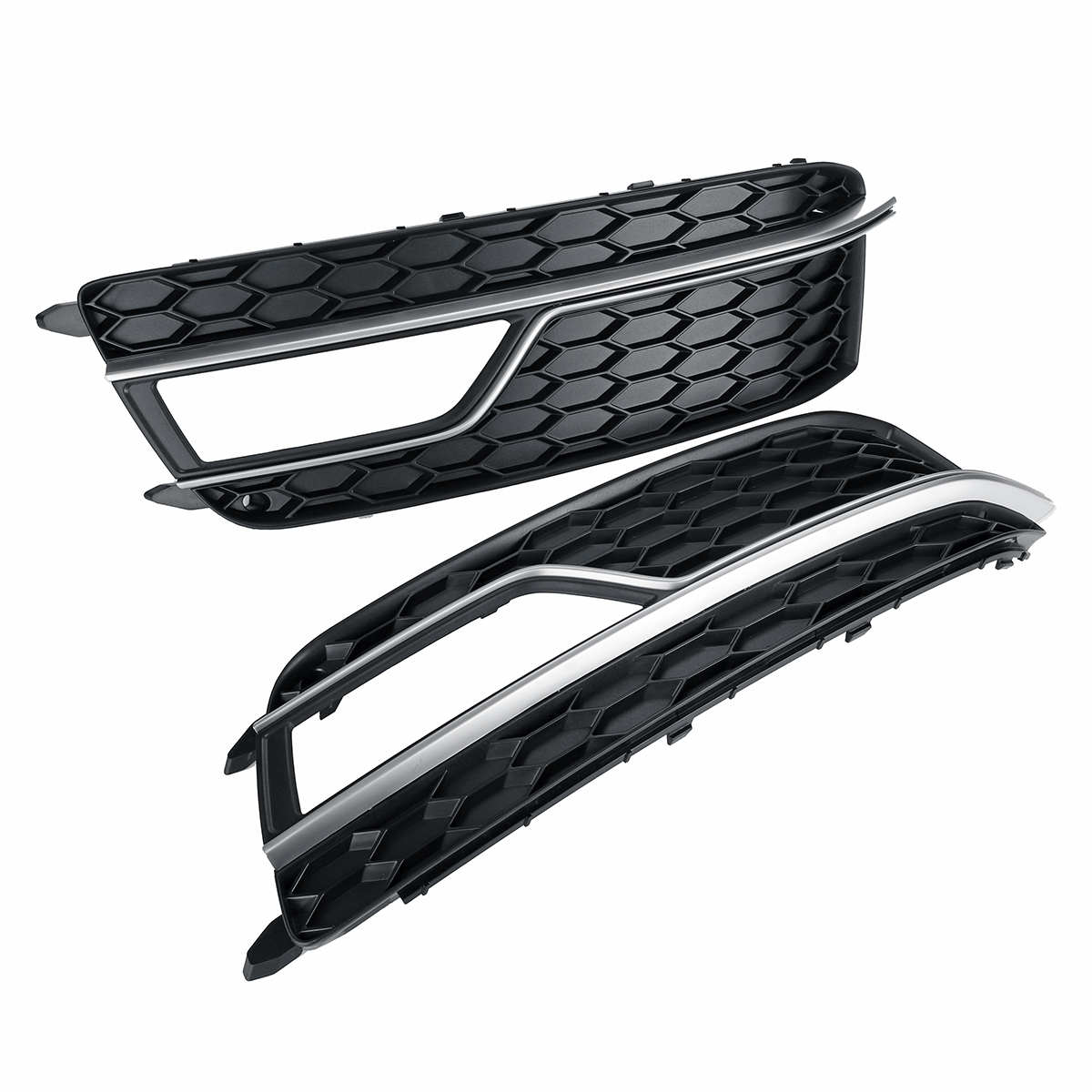 Chrome-Sliver-Front-Fog-Light-Lamp-Cover-Grille-For-Audi-A5-S-Line-S5-2013-2016-1700164