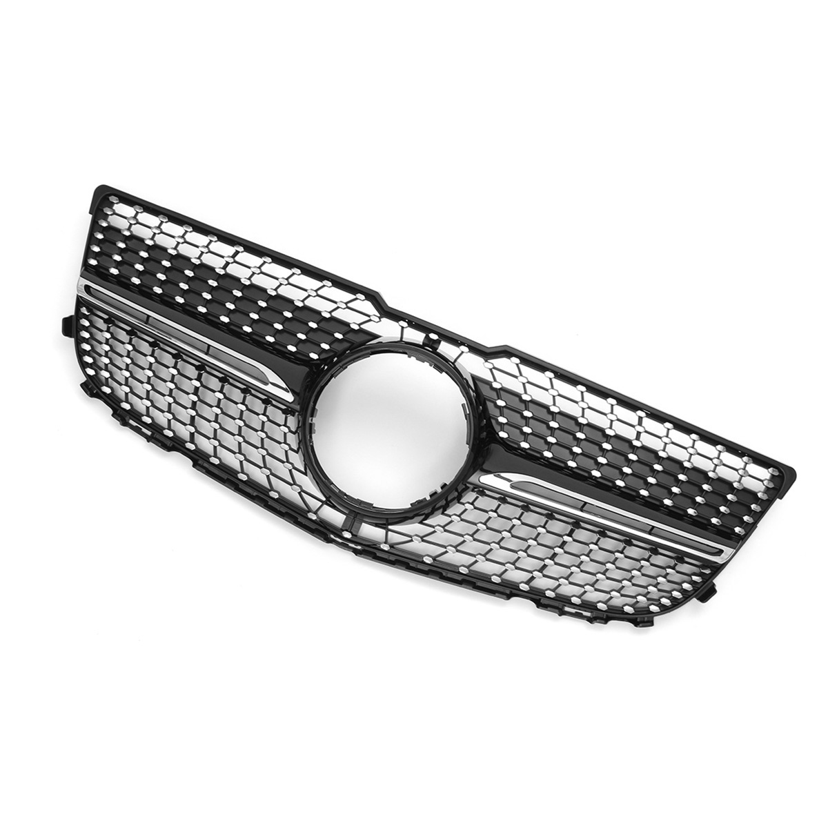 Diamond-Black-Front-Grille-Grill-For-Mercedes-Benz-GLK-X204-GLK250-GLK350-2013-2014-2015-1544911