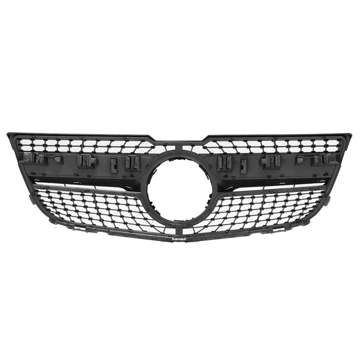 Diamond-Black-Front-Grille-Grill-For-Mercedes-Benz-GLK-X204-GLK250-GLK350-2013-2014-2015-1544911