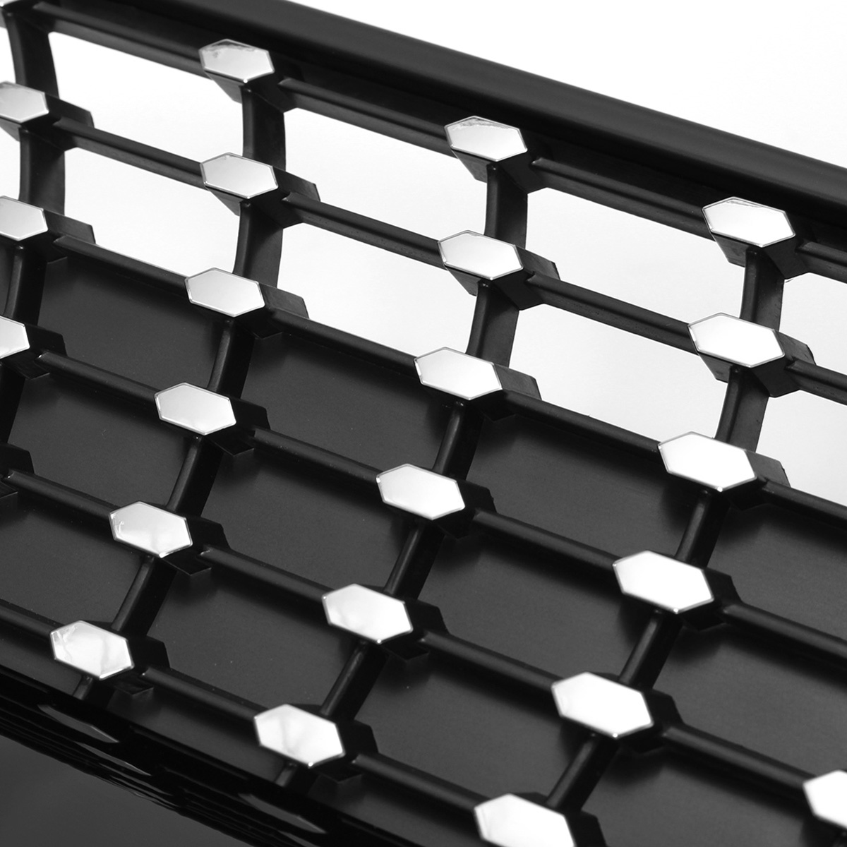 Diamond-Black-Front-Grille-Grill-For-Mercedes-Benz-GLK-X204-GLK250-GLK350-2013-2014-2015-1544911