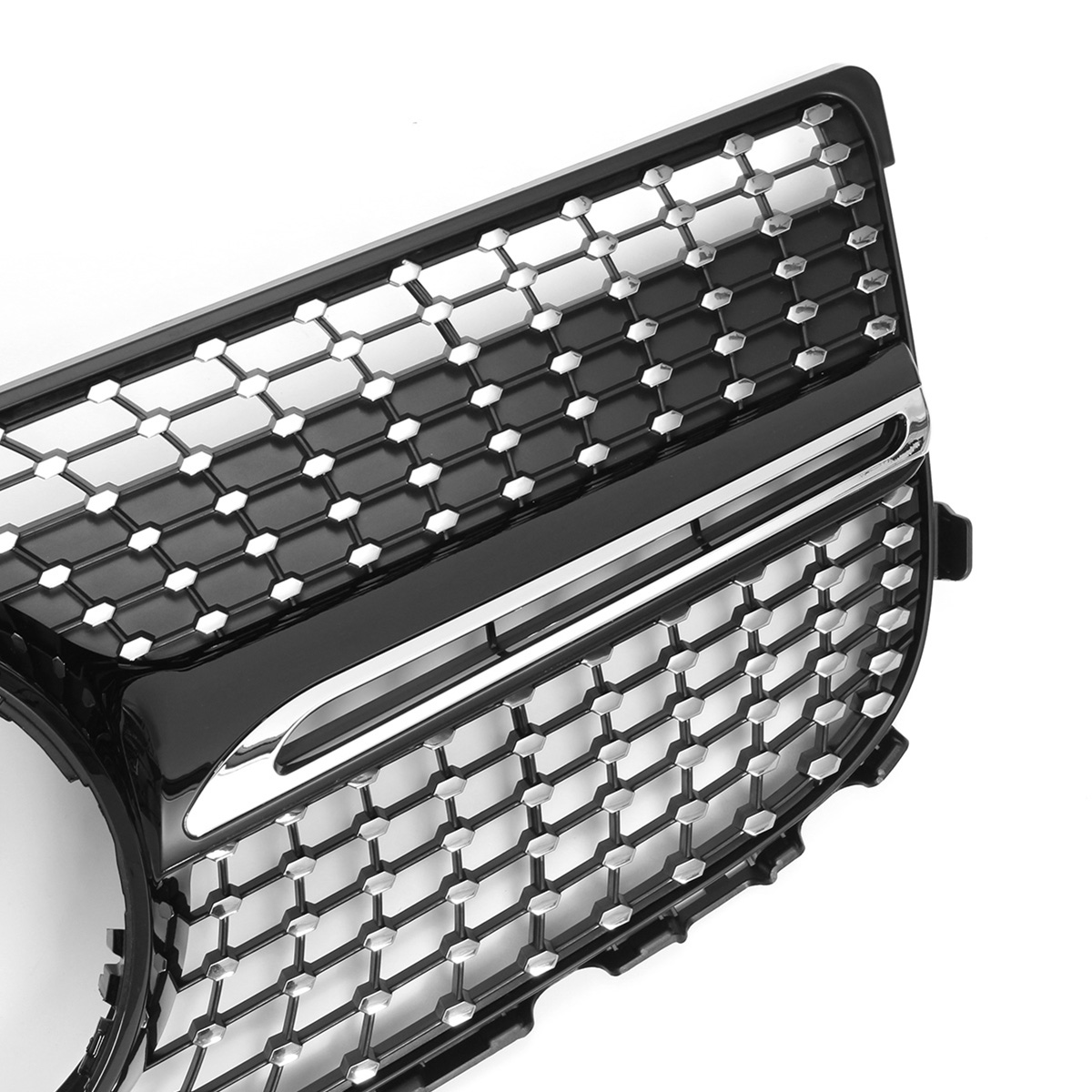 Diamond-Black-Front-Grille-Grill-For-Mercedes-Benz-GLK-X204-GLK250-GLK350-2013-2014-2015-1544911