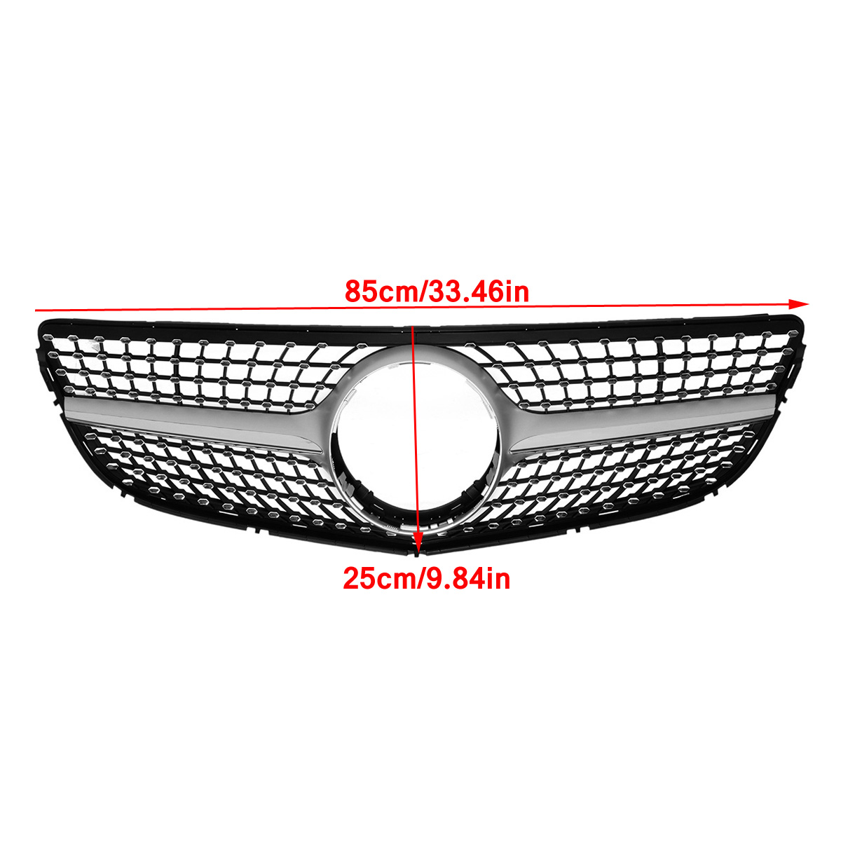 Diamond-Front-Grille-Grill-For-Mercedes-Benz-E-Class-Coupe-W207-C207-A207-2014-2016-1544907