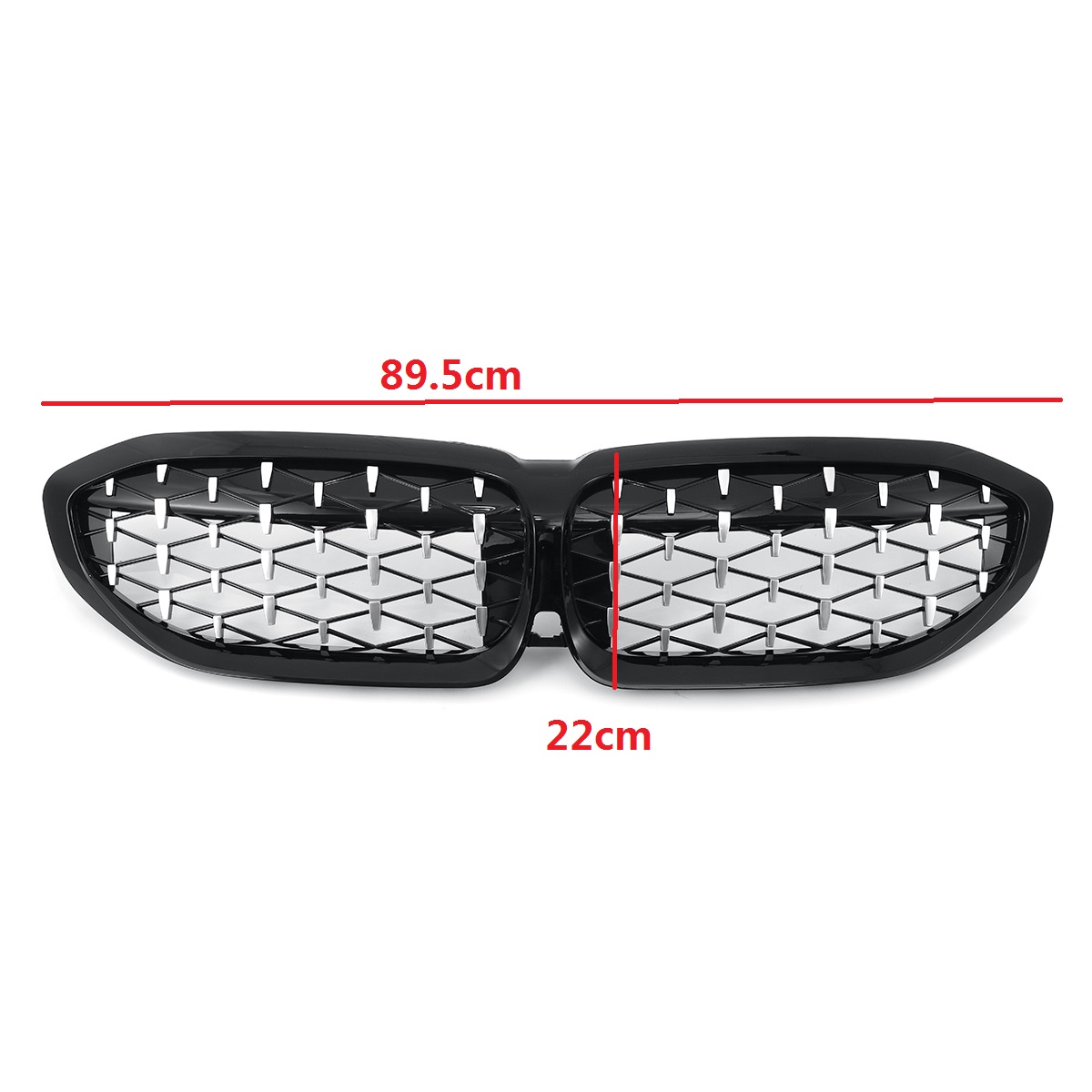 Diamond-Gloss-Black--Chrome-Kidney-Grill-Grille-For-BMW-3-Series-G20-2018-2020-1778836