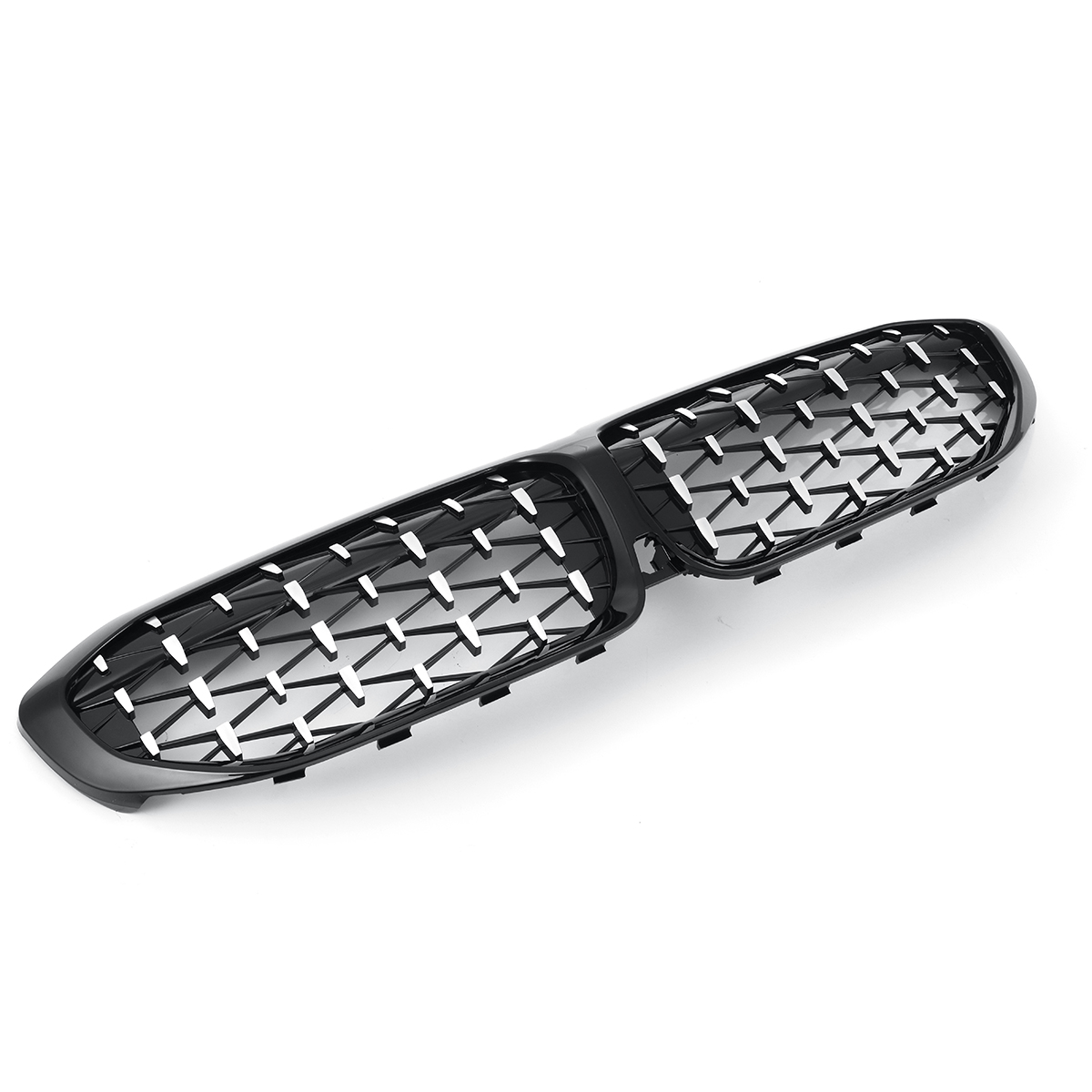 Diamond-Gloss-Black--Chrome-Kidney-Grill-Grille-For-BMW-3-Series-G20-2018-2020-1778836