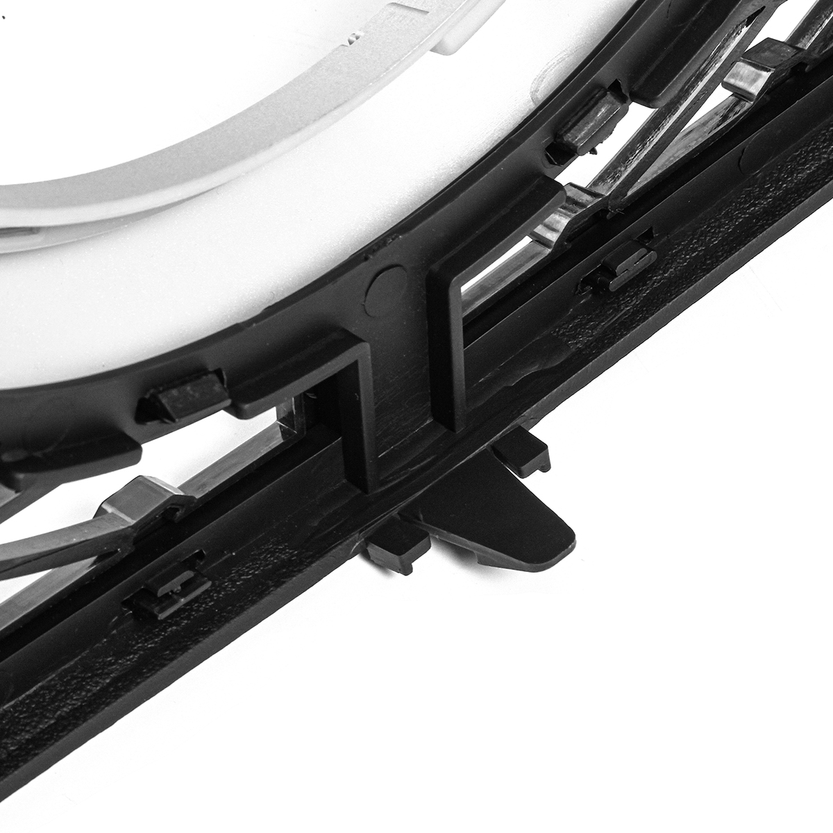 Diamond-Look-Front-Bumper-Grille-Grill-Silver-For-Mercedes-Benz-Vito-2015-2018-1510977