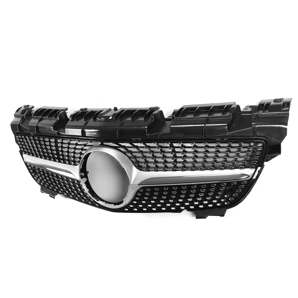 Diamond-Style-Front-Upper-Grill-Lower-Mesh-Grille-For-Benz-R172-SLK200-SLK300-1612499