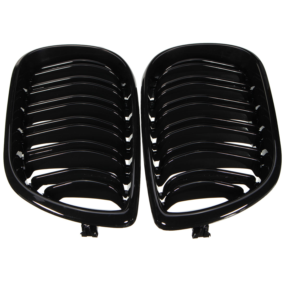 Double-Line-Grille-Gloss-Black-Front-Grills-For-BMW-E46-4-DOOR-3-Series-02-04-1378939