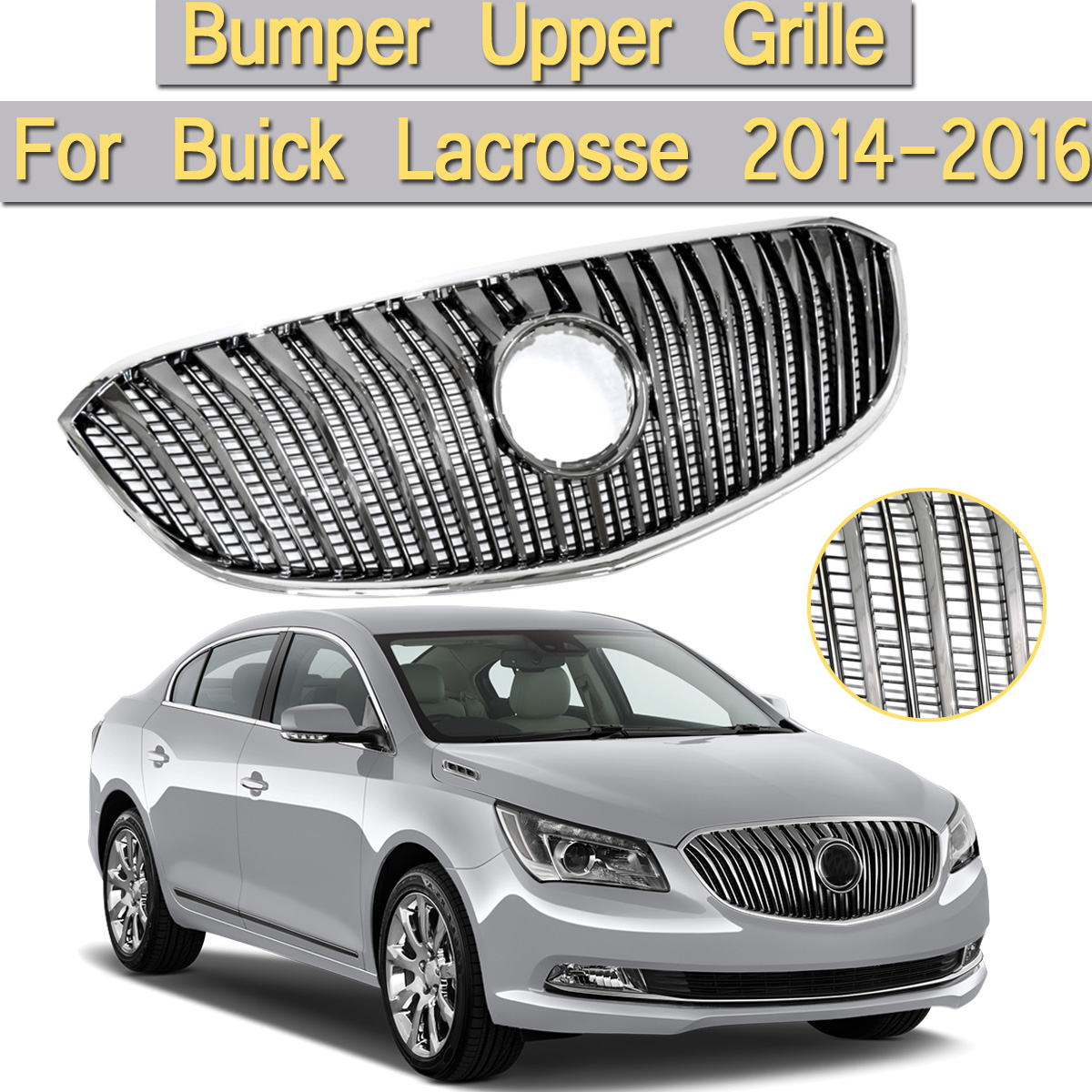 For-Buick-Lacrosse-2014-2016-Front-Hood-Bumper-Upper-Grille-Grill-Assembly-1482644