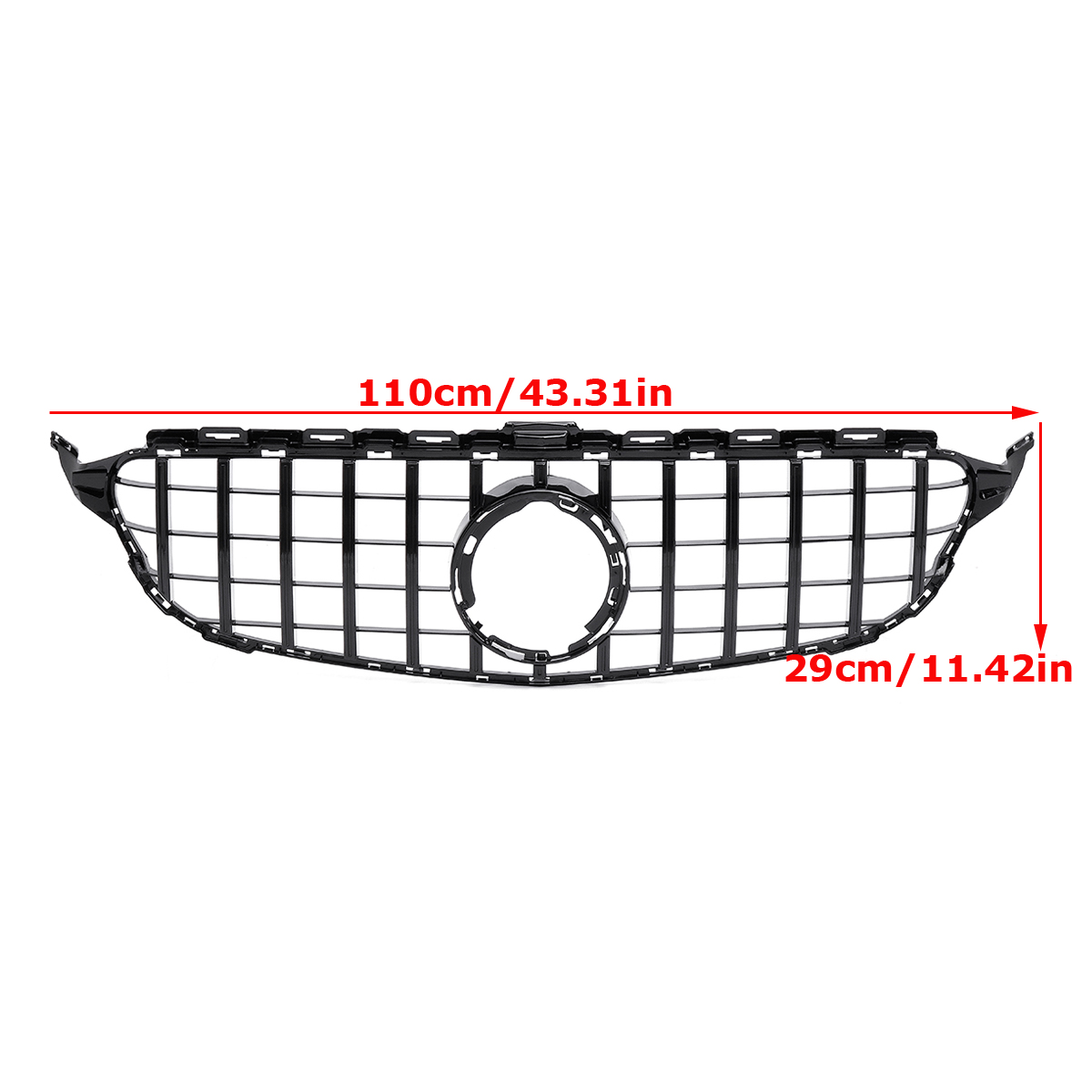 For-Mercedes-Benz-C-Class-W205-C200-C250-C300-2019-GT-R-Style-Front-Grill-Grille-1512408