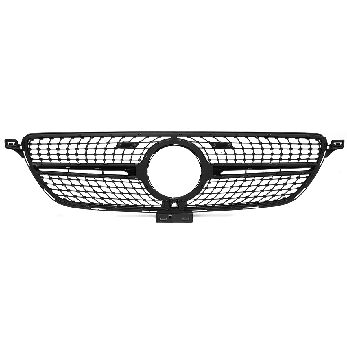 For-Mercedes-Benz-GLE-Coupe-W292-Silver-Front-Diamond-Grill-Grille-2015-2018-Chrome-1536172