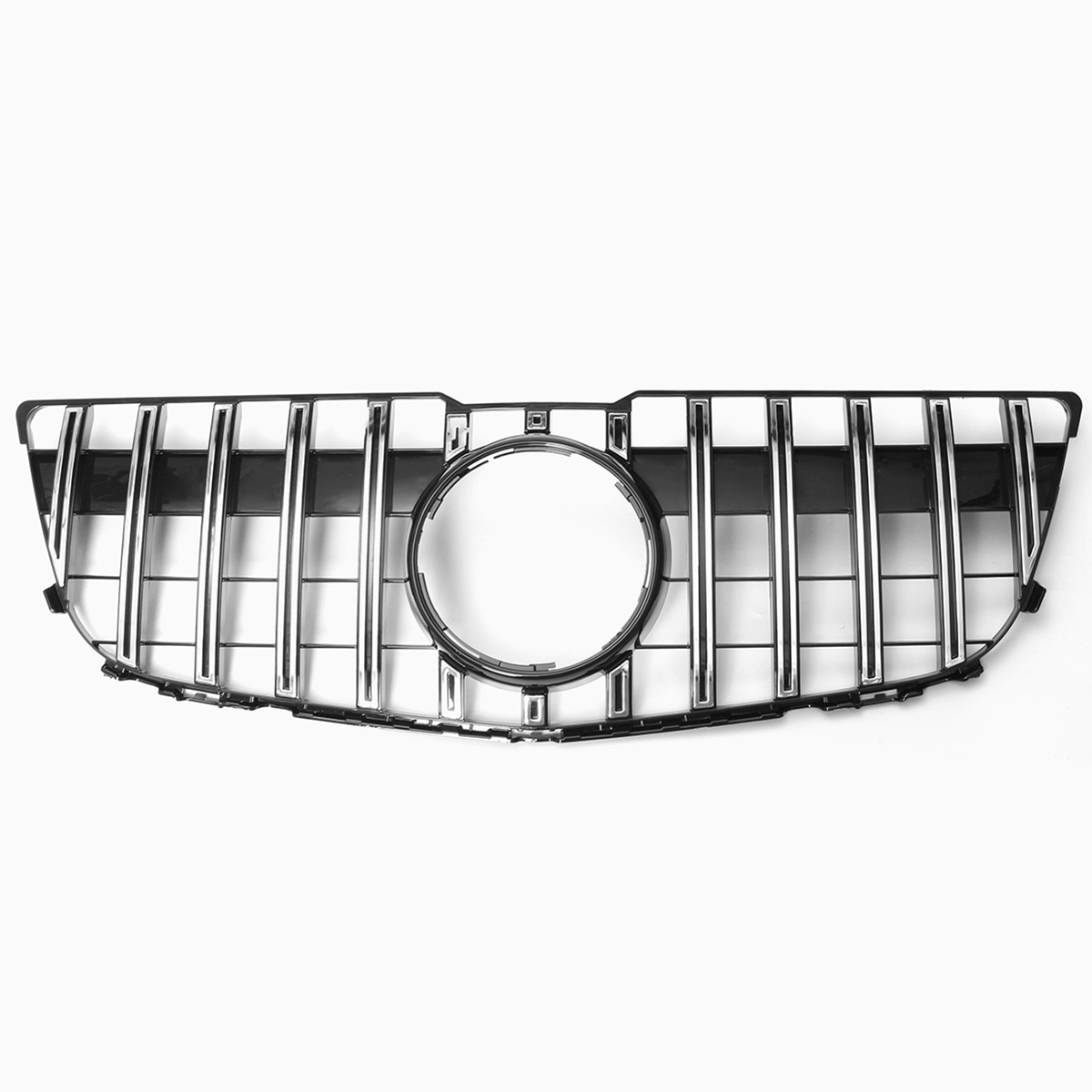 For-Mercedes-Benz-GLK-X204-GLK250-GLK300-GLK350-GT-R-Style-Front-Grill-Grille-Silver-1518317