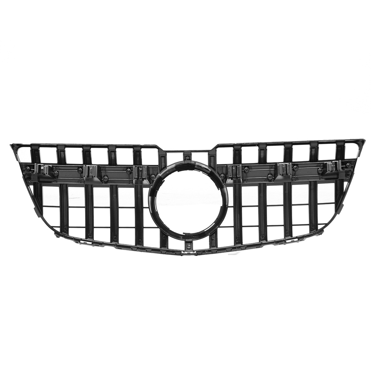 For-Mercedes-Benz-GLK-X204-GLK250-GLK300-GLK350-GT-R-Style-Front-Grill-Grille-Silver-1518317