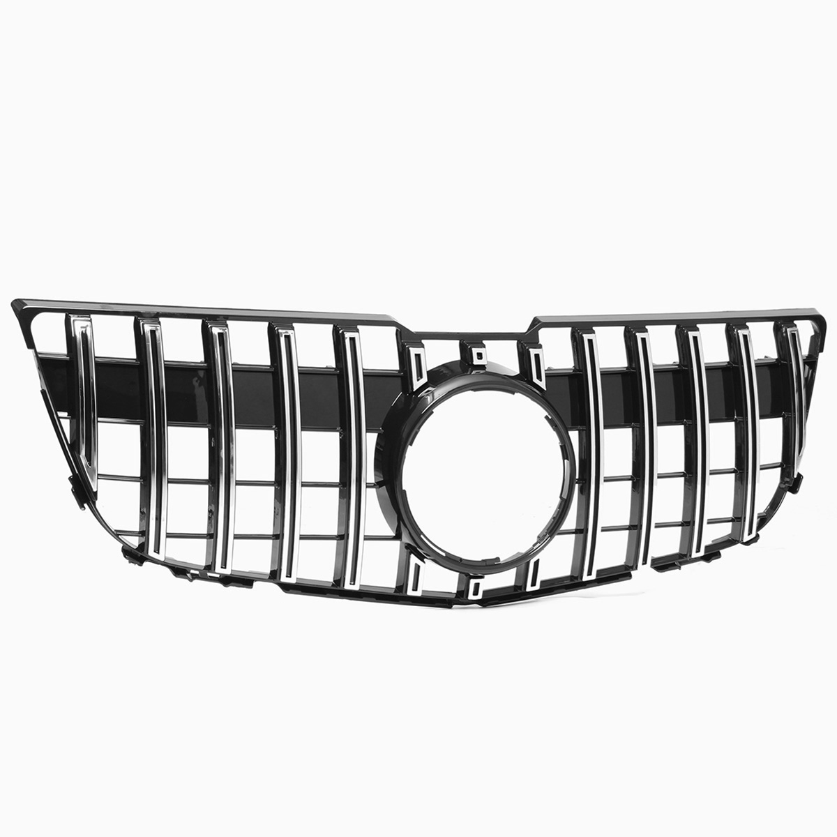 For-Mercedes-Benz-GLK-X204-GLK250-GLK300-GLK350-GT-R-Style-Front-Grill-Grille-Silver-1518317
