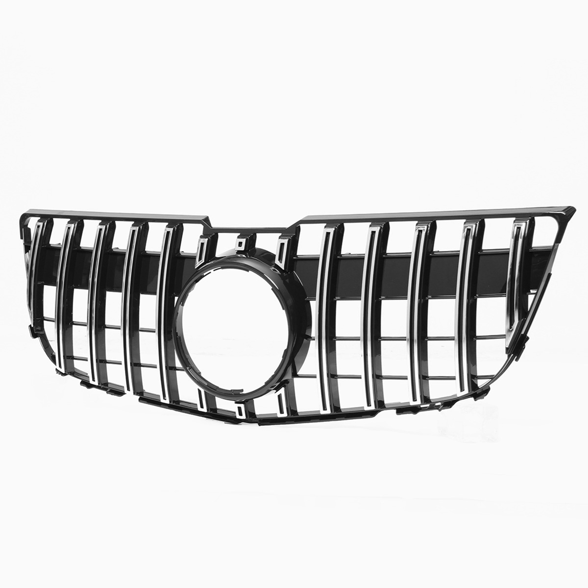 For-Mercedes-Benz-GLK-X204-GLK250-GLK300-GLK350-GT-R-Style-Front-Grill-Grille-Silver-1518317