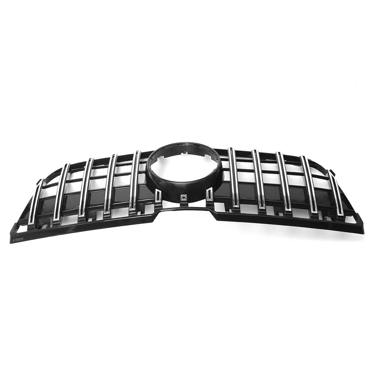 For-Mercedes-Benz-GLK-X204-GLK250-GLK300-GLK350-GT-R-Style-Front-Grill-Grille-Silver-1518317