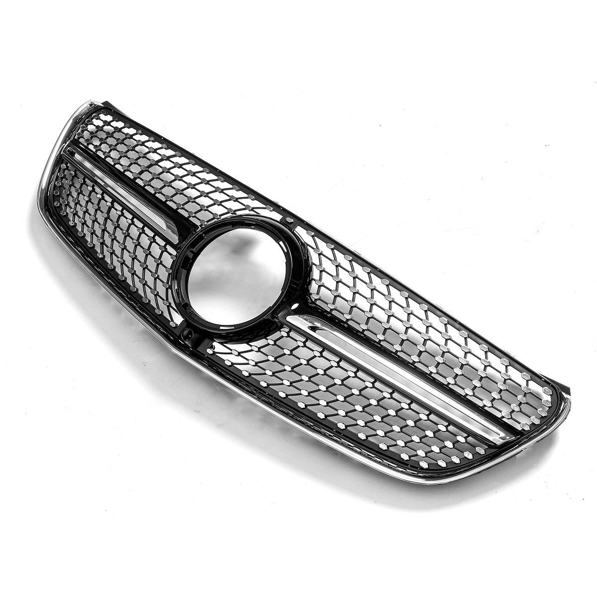 Front-Black-Racing-Diamond-Grill-Bumper-Grille-Cover-For-Mercedes-W447-V250-V260-15-18-1510976