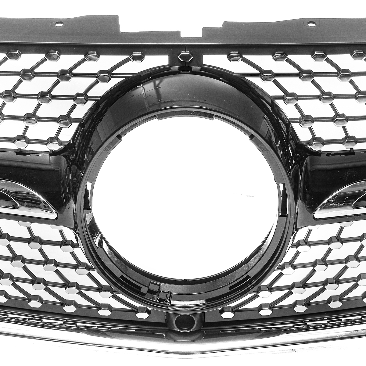 Front-Black-Racing-Diamond-Grill-Bumper-Grille-Cover-For-Mercedes-W447-V250-V260-15-18-1510976