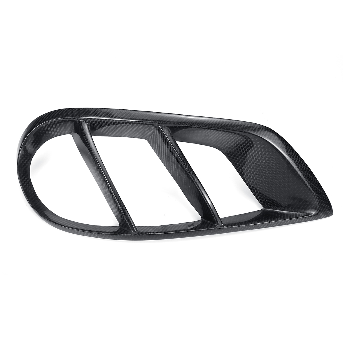 Front-Bumper-Grill-Fog-Light-Cover-Carbon-Fiber-For-Mercedes-W205-1784637