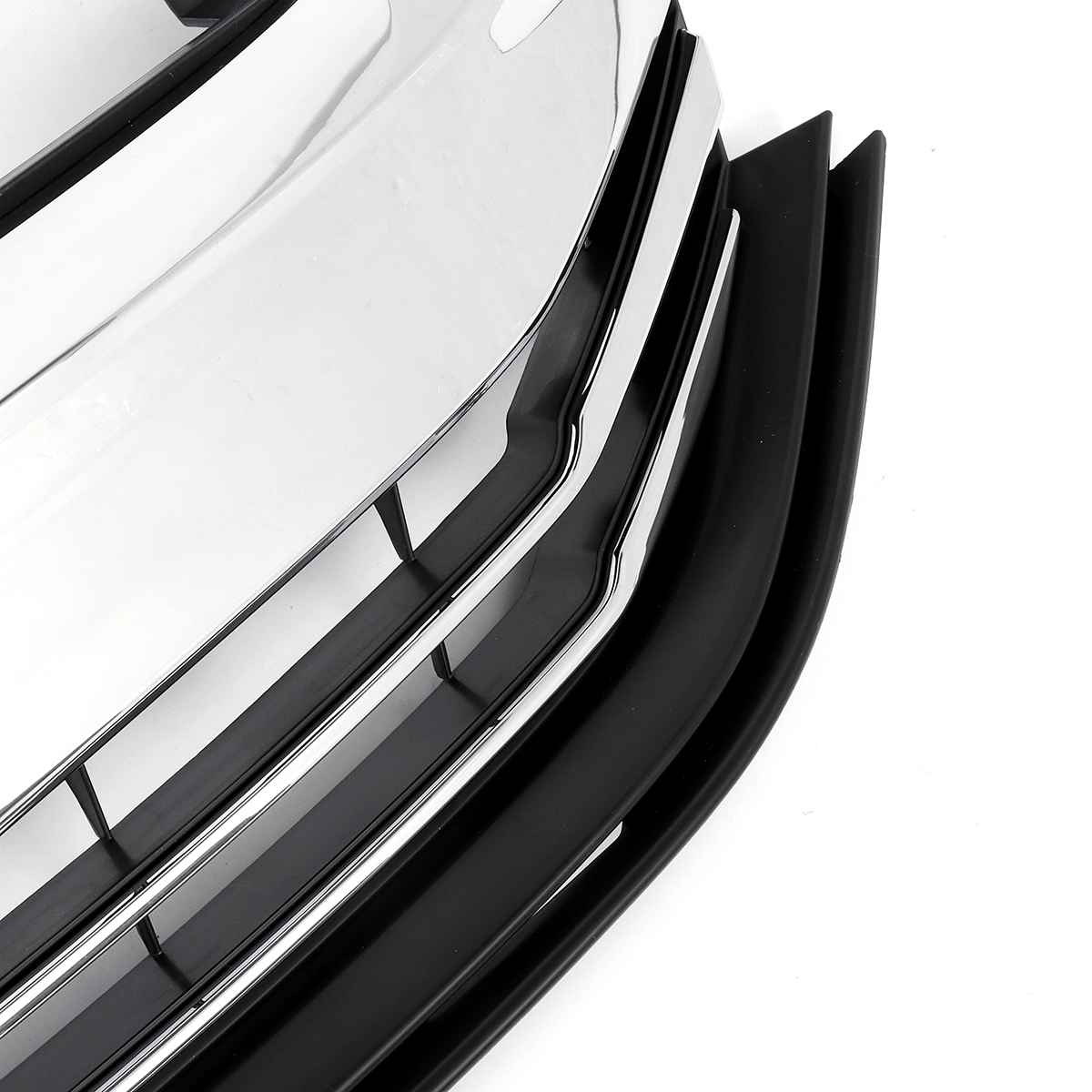 Front-Bumper-Grille-For-2016-2017-9th-Gen-Honda-Accord-Sedan-Chrome-Black-Style-1514793
