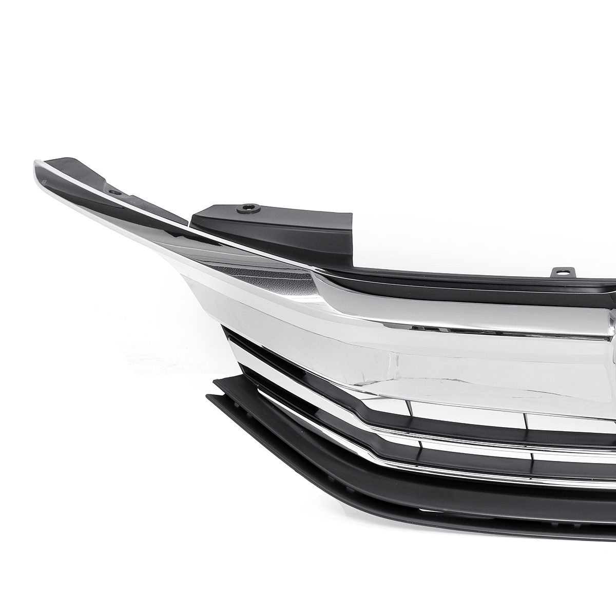 Front-Bumper-Grille-For-2016-2017-9th-Gen-Honda-Accord-Sedan-Chrome-Black-Style-1514793