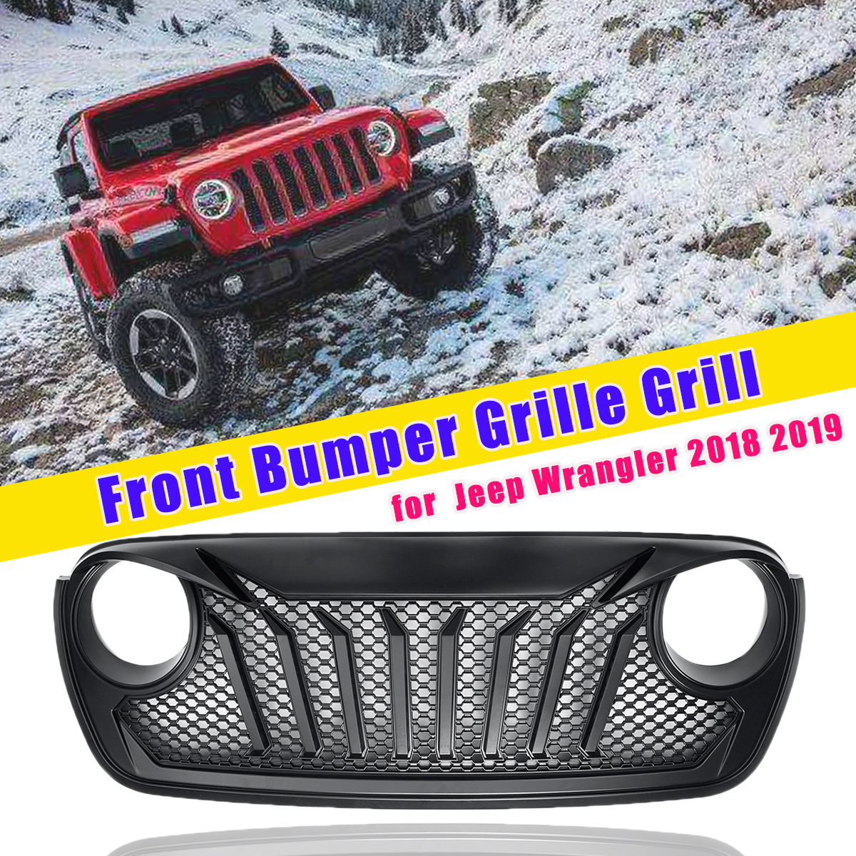 Front-Bumper-Griller-Grille-For-2018-2019-JEEP-Wrangler-JL-Vertical-Stripe-Look-1551454