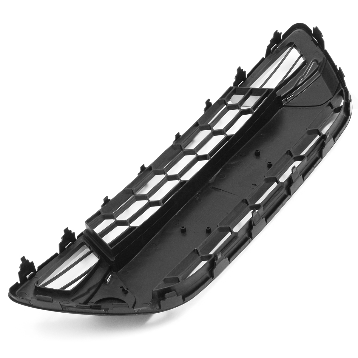 Front-Bumper-Lower-Centre-Grille-For-Ford-Fiesta-Mk7-2008-2013-All-Black-Asian-Style-Sport-1702991