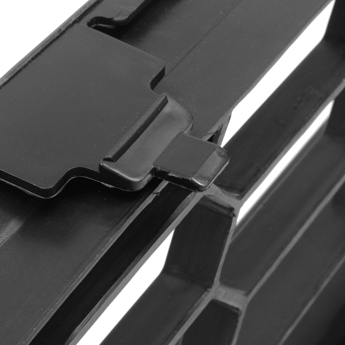 Front-Bumper-Lower-Centre-Grille-For-Ford-Fiesta-Mk7-2008-2013-All-Black-Asian-Style-Sport-1702991