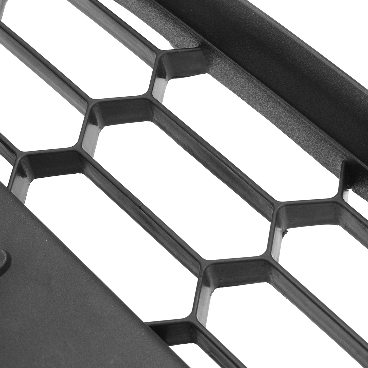 Front-Bumper-Lower-Centre-Grille-For-Ford-Fiesta-Mk7-2008-2013-All-Black-Asian-Style-Sport-1702991