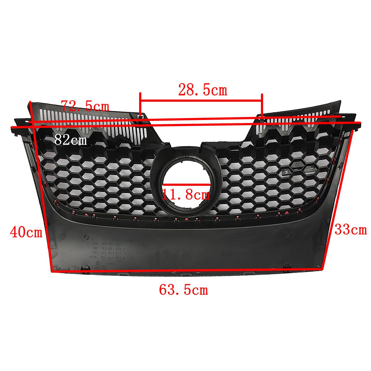 Front-Center-Grille-For-VW-Jetta-GTI-GLI-06-09-1391342