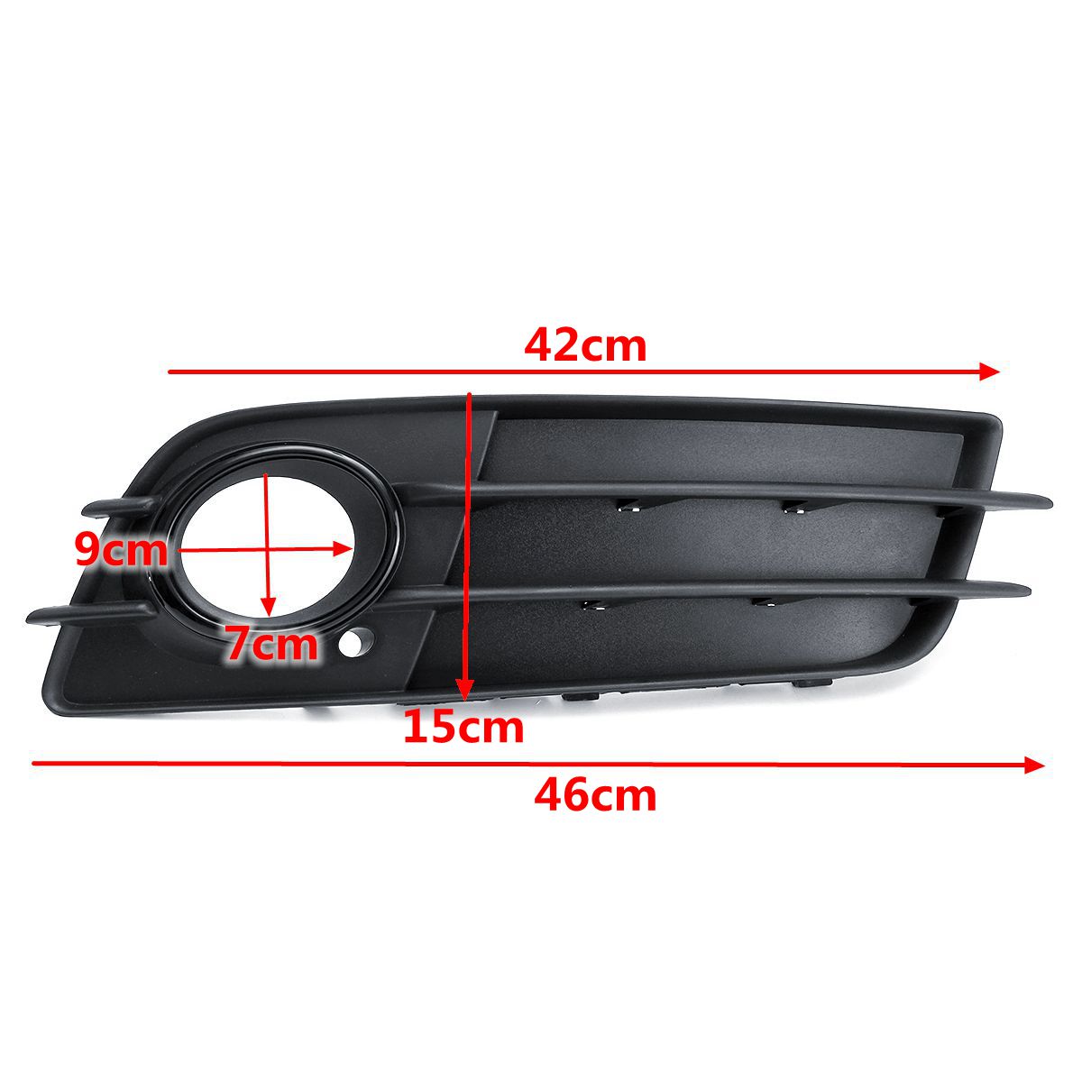 Front-Fog-Light-Grille-Grill-Cover-with-Balck-Halo-LeftRight-For-Audi-A4-B8-S-Line-2008-2012-1664356