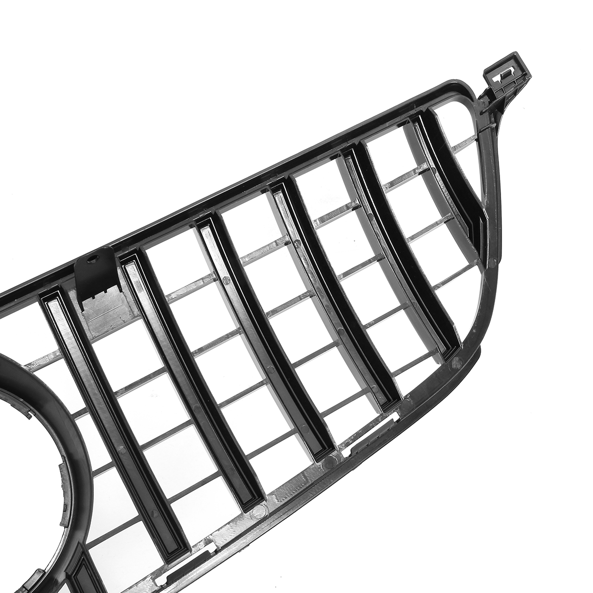 Front-Grille-GT-R-GTR-Grill-Silver-Vent-For-Mercedes-Benz-ML-W166-2012-2014-1583821