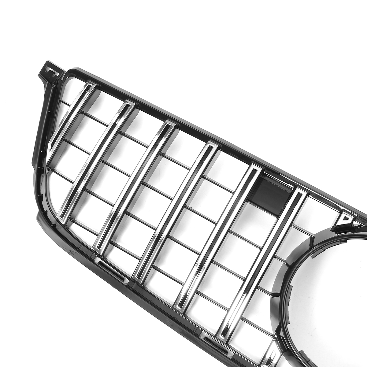 Front-Grille-GT-R-GTR-Grill-Silver-Vent-For-Mercedes-Benz-ML-W166-2012-2014-1583821
