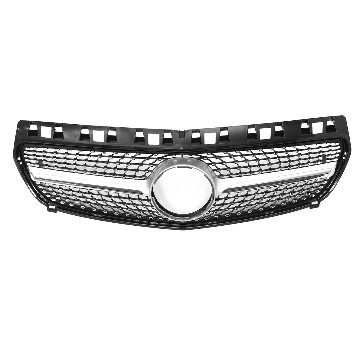 Front-Grille-Grill-For-Mercedes-Benz-W176-A-Class-Black-Diamond-Design-2013-15-1520825