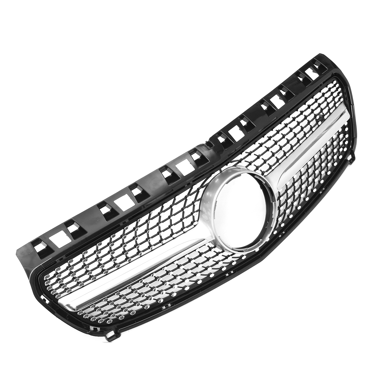 Front-Grille-Grill-For-Mercedes-Benz-W176-A-Class-Black-Diamond-Design-2013-15-1520825