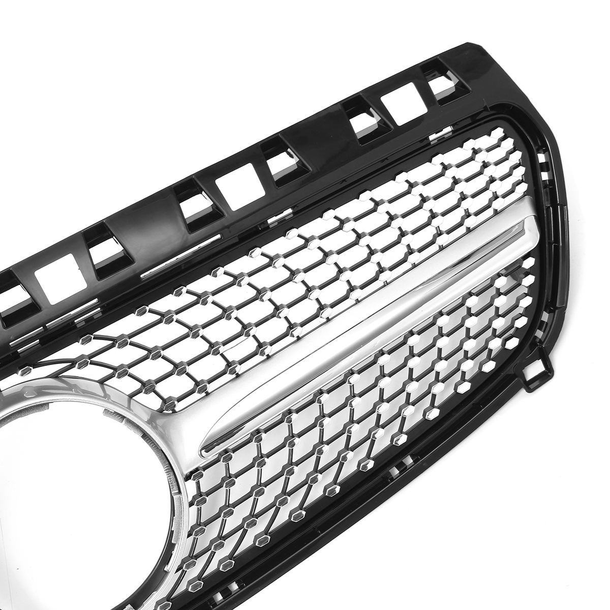 Front-Grille-Grill-For-Mercedes-Benz-W176-A-Class-Black-Diamond-Design-2013-15-1520825