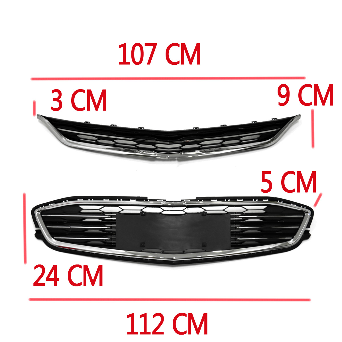 Front-Hood-Bumper-Grille-Upper--Lower-Assembly-For-Chevrolet-Malibu-XL-2016-17-1482643