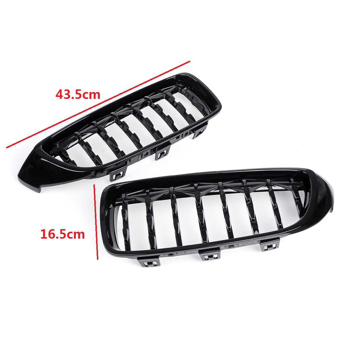 Front-Kidney-Grill-Grille-Diamond-Mesh-Black-For-BMW-M4-F32-F33-F82-F83-1778834