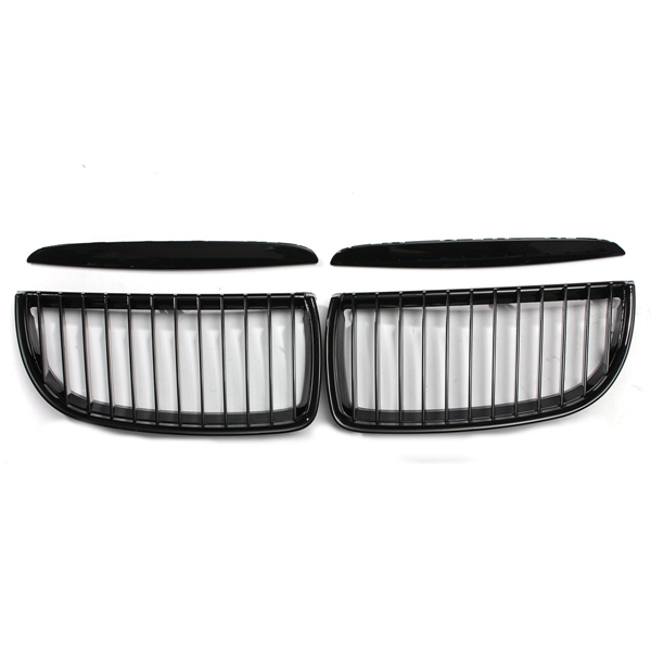 Front-Kidney-Grille-Grill-Gloss-Black-For-BMW-E90-3-Series-Sedan-2005-2008-1378933