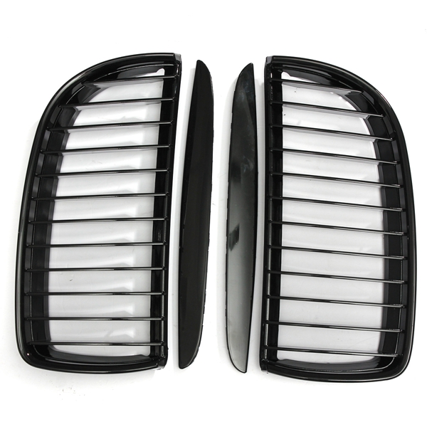 Front-Kidney-Grille-Grill-Gloss-Black-For-BMW-E90-3-Series-Sedan-2005-2008-1378933