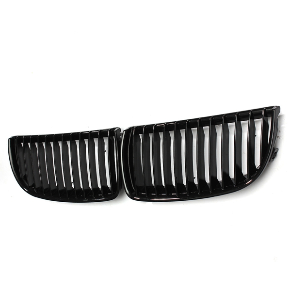 Front-Kidney-Grille-Grill-Gloss-Black-For-BMW-E90-3-Series-Sedan-2005-2008-1378933