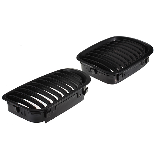 Front-Kidney-M-Sport-Grilles-Grill-Matte-Black-for-BMW-E46-3-Series-Touring-Saloon-Compact-4D-4-Door-46003