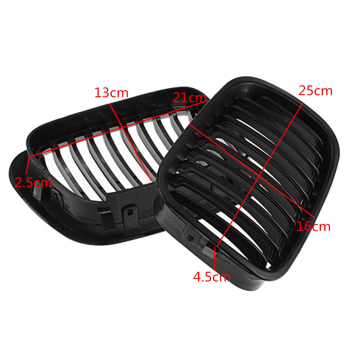 Front-Kidney-M-Sport-Grilles-Grill-Matte-Black-for-BMW-E46-3-Series-Touring-Saloon-Compact-4D-4-Door-46003