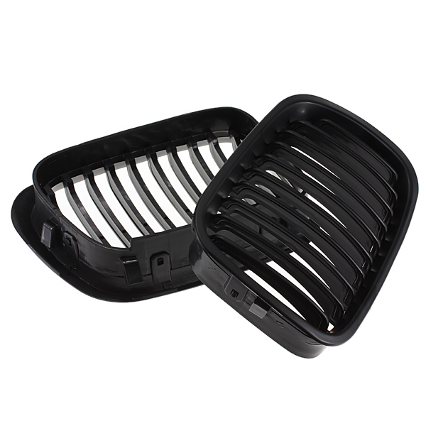 Front-Kidney-M-Sport-Grilles-Grill-Matte-Black-for-BMW-E46-3-Series-Touring-Saloon-Compact-4D-4-Door-46003