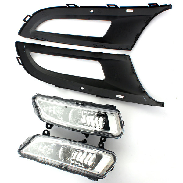 Front-LeftRight-Grill-Fog-Light-Grille-Lamps-For-VW-Polo-MK8-6R-09-11-967610