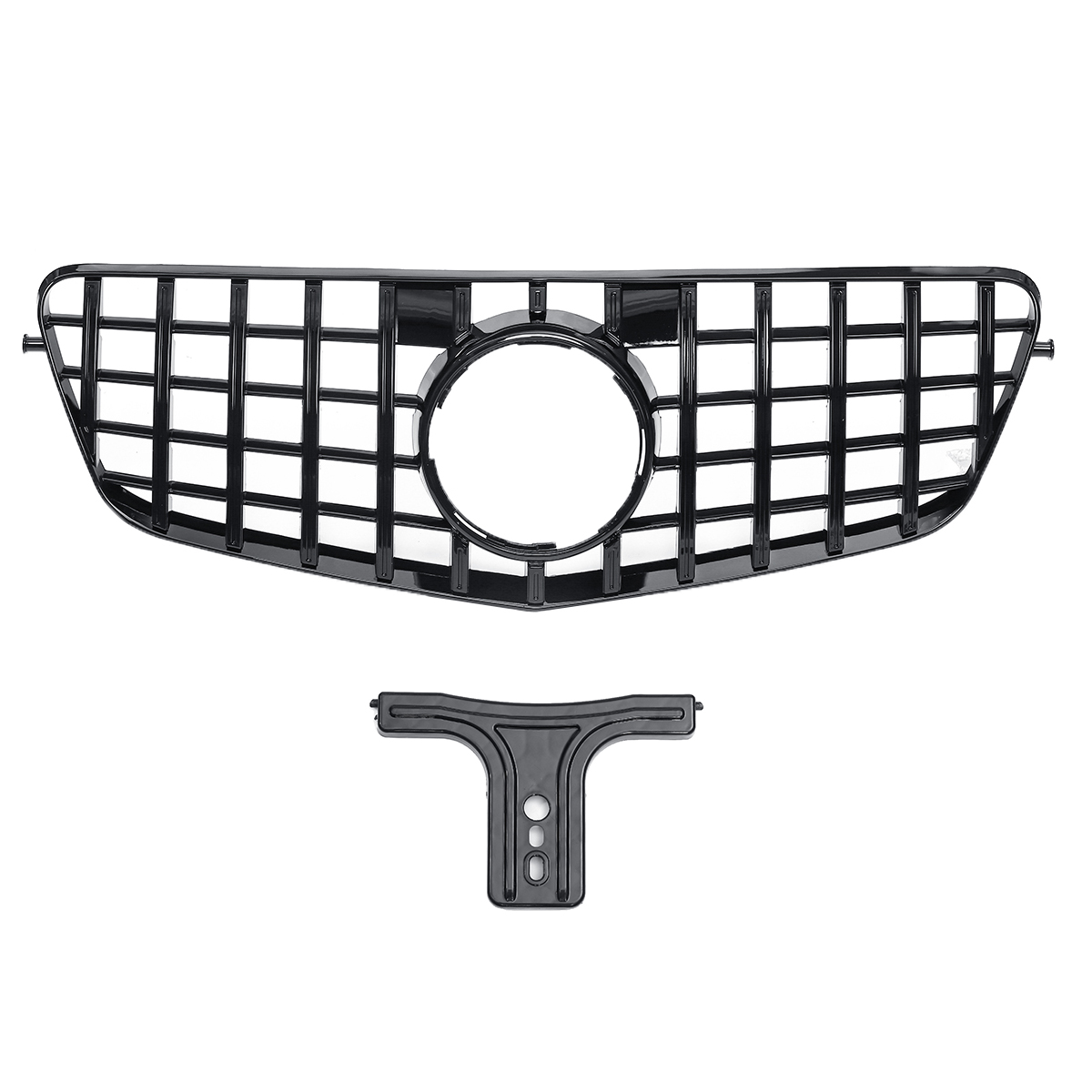 GT-Style-Front-Hood-Grille-Grill-For-Mercedes-Benz-E-Class-10-13-W212-E300-E350-1536698