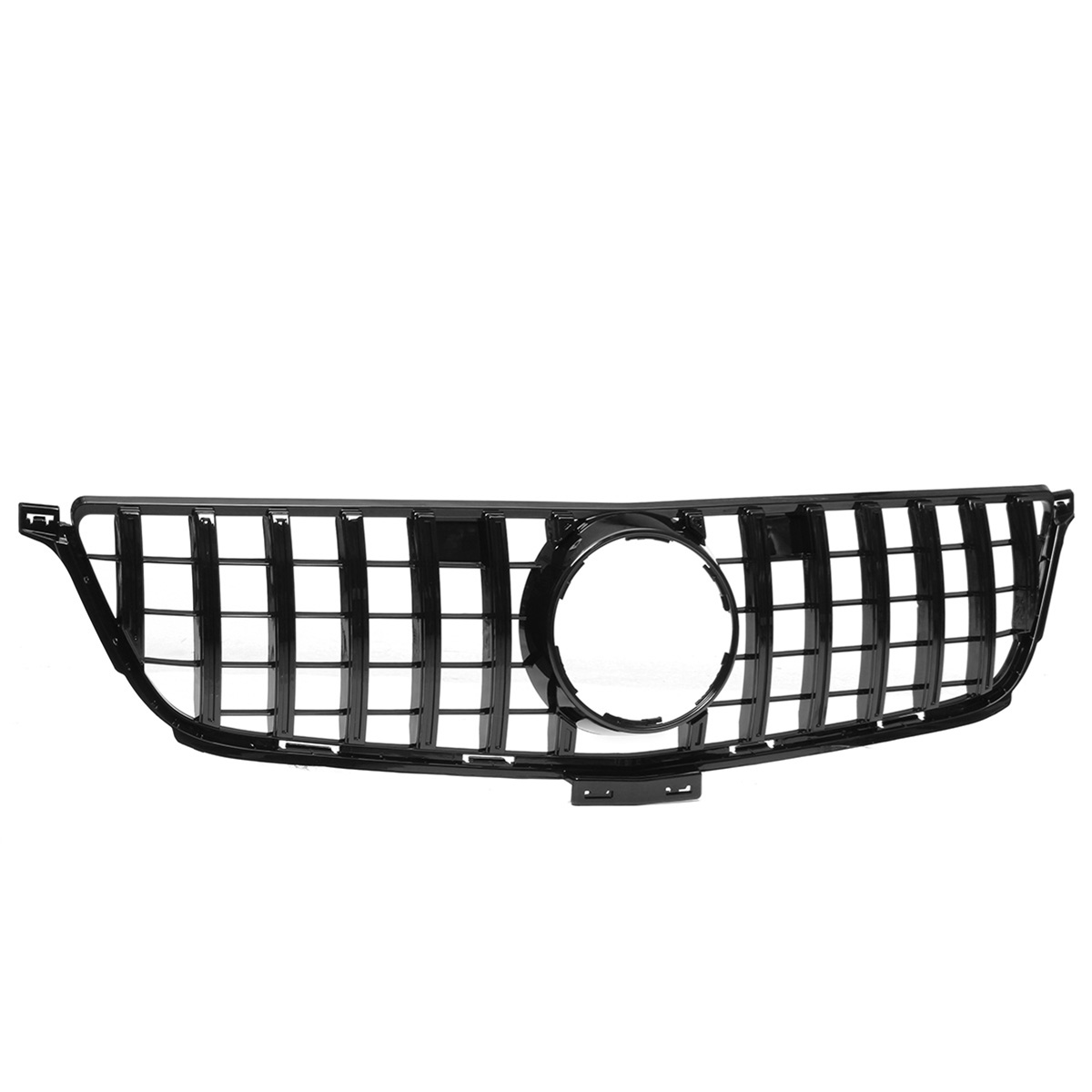 GTR-Diamond-Style-Glossy-Black-Front-Grill-Grille-For-Mercedes-Benz-W166-ML-ML300-ML320-ML350-ML400--1691767