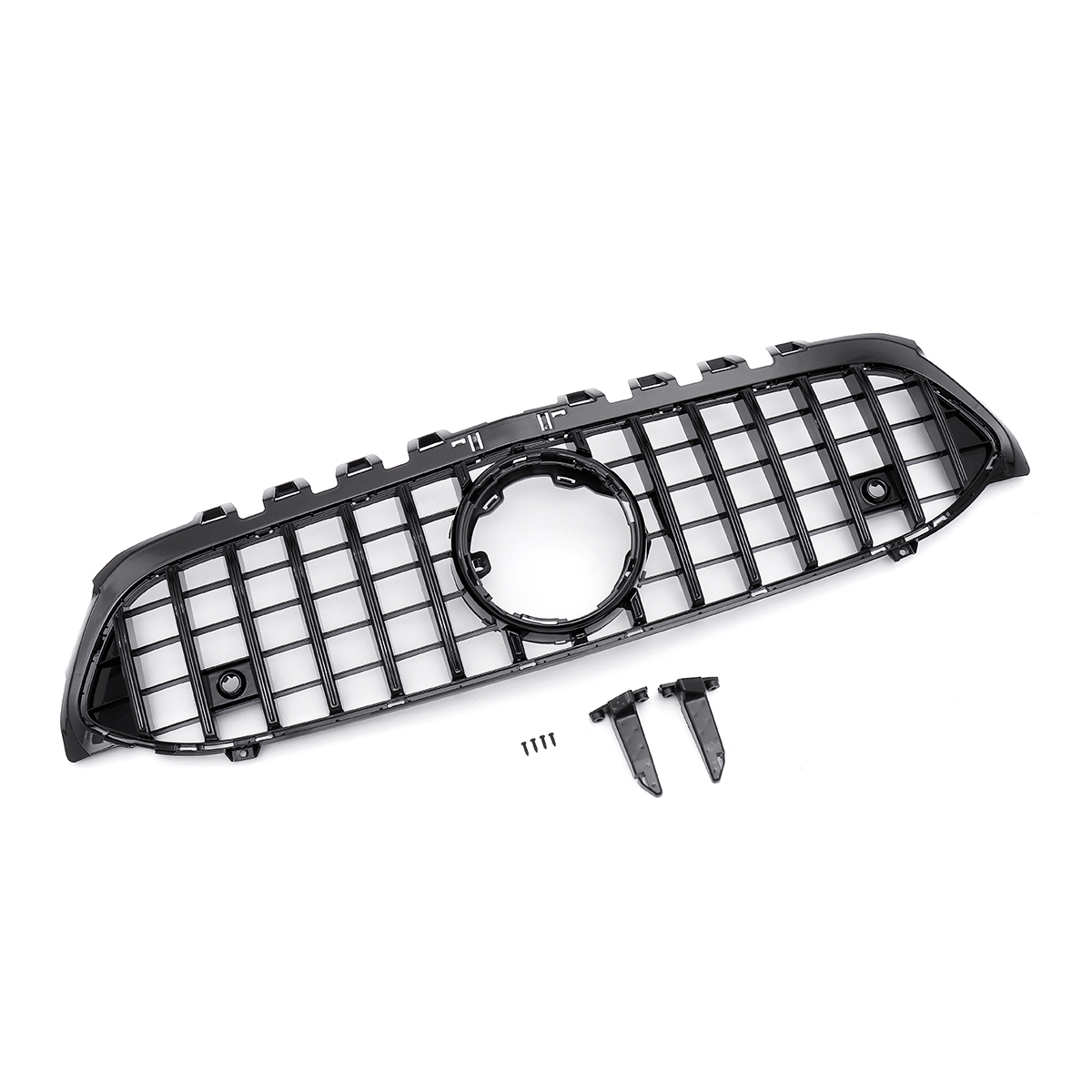 GTR-Style-Glossy-Black-Front-Grill-Grille-For-Mercedes-Benz-W177-A250-A200-A45-AMG-2019-Without-Came-1720881